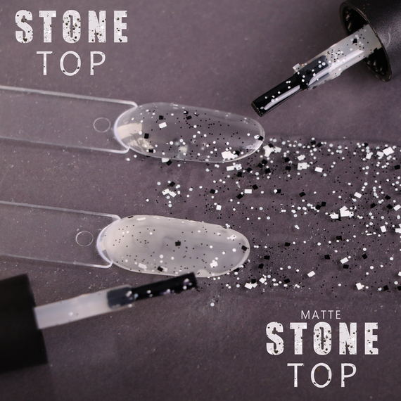 Закрепитель для гель-лака Komilfo Wipe Top Stone, без липкого слоя, 8 мл, изображение 4