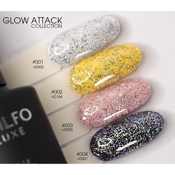 Гель-лак Komilfo Glow Attack №002, 8 мл, Цвет: Желтый, изображение 4
