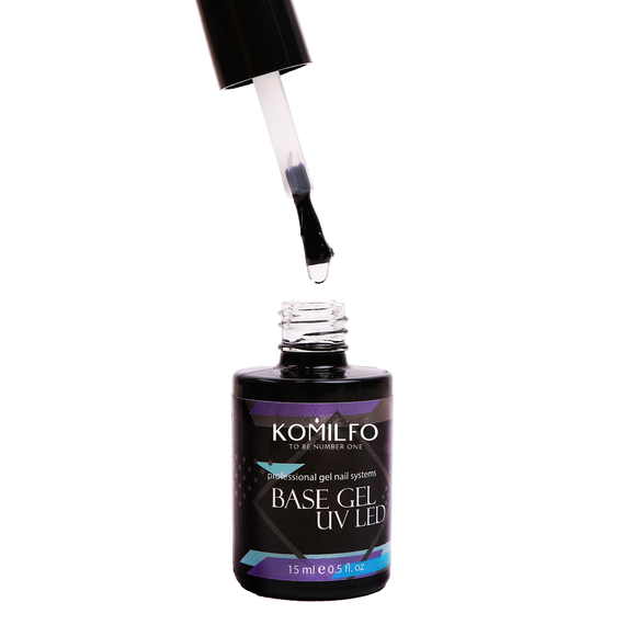 Базовий гель Komilfo Base Gel UV / LED, 15 мл, зображення 2