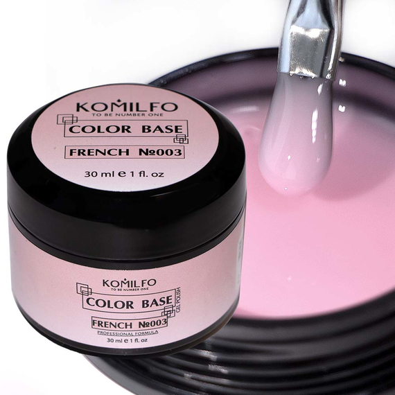 База для нігтів Komilfo Color Base French 003, 30 мл банка