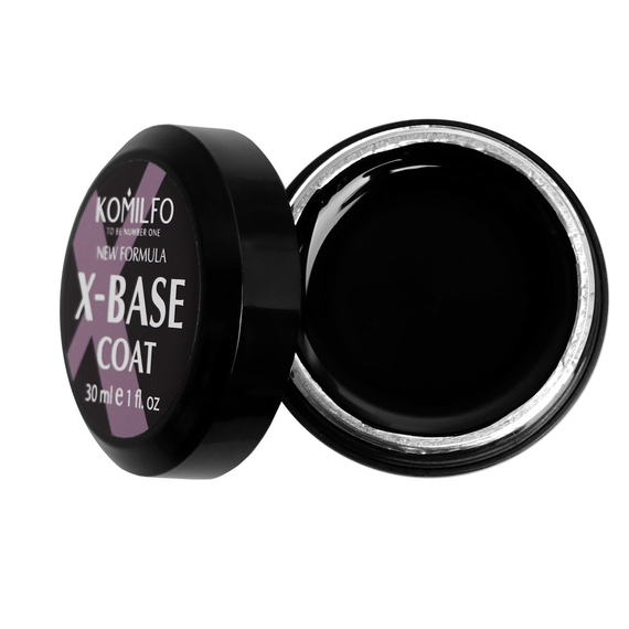 База для нігтів Komilfo X-Base Coat NEW FORMULA банка, 30 мл
