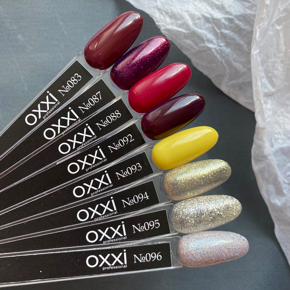 Oxxi gel polish No. 088, dark red-raspberry, 10 ml, 2 image