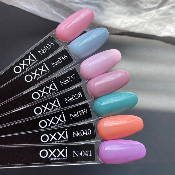 Гель-лак Oxxi №037, светлый лилово-розовый, 10 мл, изображение 2