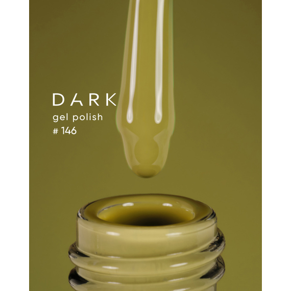 Гель-лак DARK №146, оливковый, 10 мл