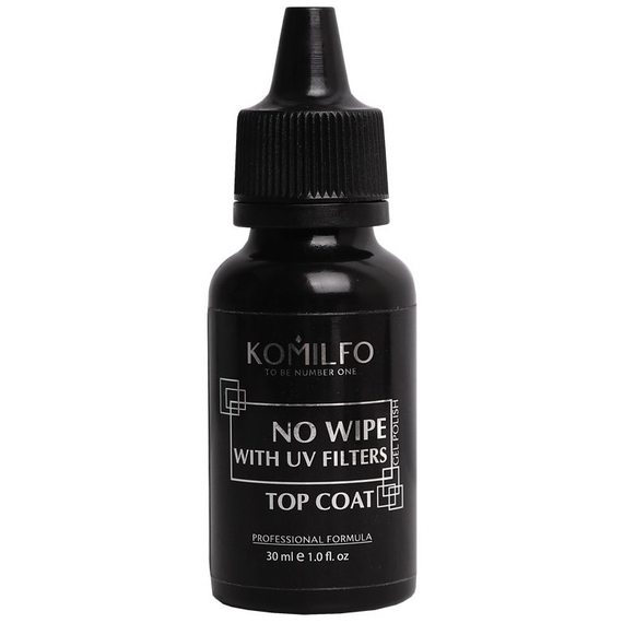 Komilfo No Wipe With UV fixative for gel polish, without a sticky layer, with UV filters, 30 ml