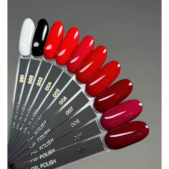 Gel polish DARK No. 003, bright scarlet red, 6 ml, 2 image