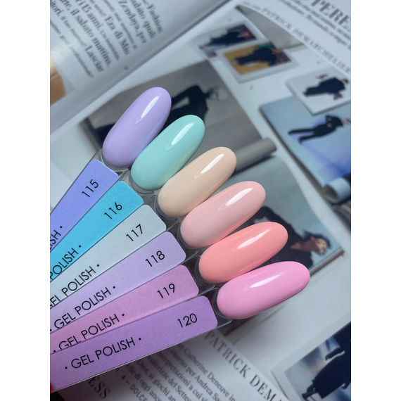 Gel polish DARK No. 115, lavender, 6 ml, 2 image