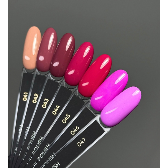 Gel polish DARK No. 044, dark crimson, 6 ml, 2 image