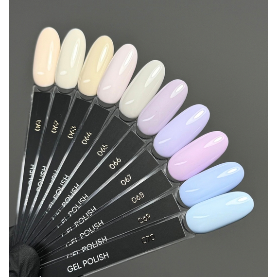 Gel polish DARK No. 065, light gray, 6 ml, 2 image