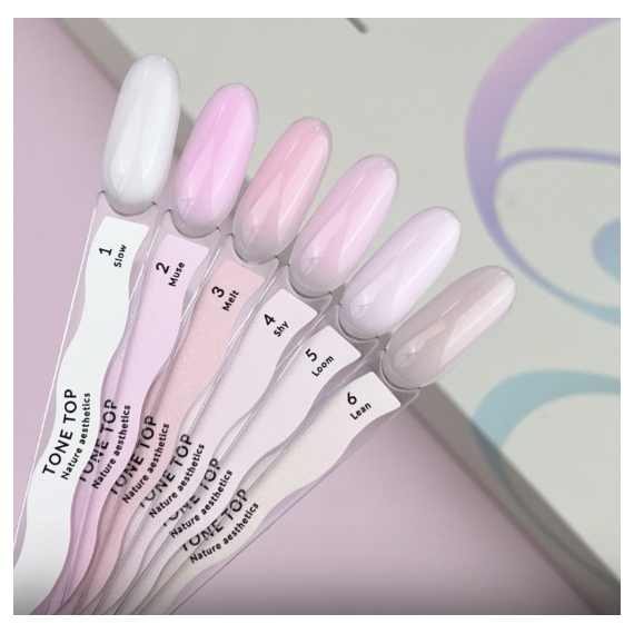 Else Tone top nail polish No. 06 Lean, light nude, 12 ml, 2 image