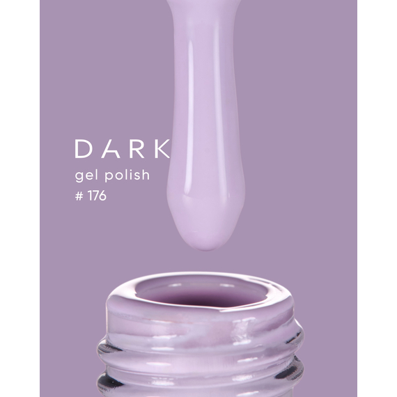 Gel polish DARK No. 176, lavender, 6 ml